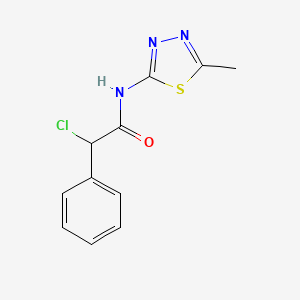 2-Chloro-N-(5-methyl-1,3,4-thiadiazol-2-yl)-2-phenylacetamide