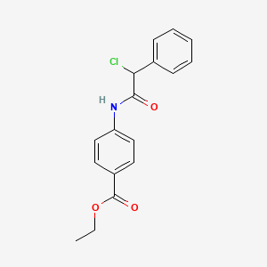 Ethyl 4-{[chloro(phenyl)acetyl]amino}benzoate