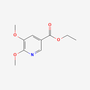 molecular formula C10H13NO4 B14028422 Ethyl 5,6-dimethoxynicotinate 