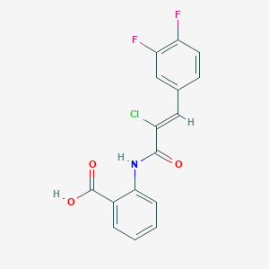 2-[2-Chloro-3-(3,4-difluoro-phenyl)-acryloylamino]-benzoic acid