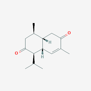 molecular formula C15H22O2 B14028441 Muurol-4-ene-3,8-dione 