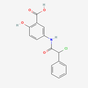 5-{[Chloro(phenyl)acetyl]amino}-2-hydroxybenzoic acid