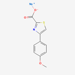 Sodium 4-(4-methoxyphenyl)-1,3-thiazole-2-carboxylate