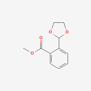 molecular formula C11H12O4 B14028474 Methyl 2-(1,3-dioxolan-2-yl)benzoate 