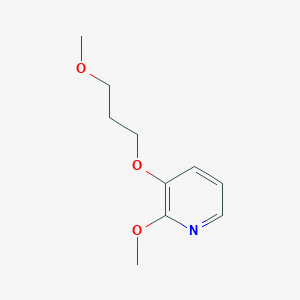 molecular formula C10H15NO3 B14028516 2-Methoxy-3-(3-methoxypropoxy)pyridine 