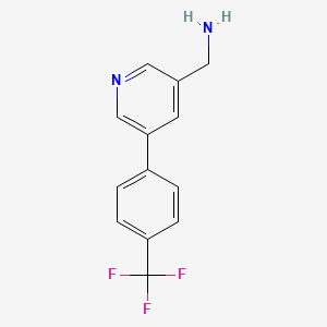 (5-(4-(Trifluoromethyl)phenyl)pyridin-3-yl)methanamine