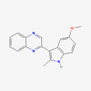 2-(5-Methoxy-2-methyl-1H-indol-3-yl)-quinoxaline