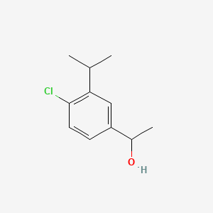 molecular formula C11H15ClO B14028560 1-(4-Chloro-3-isopropylphenyl)ethanol 