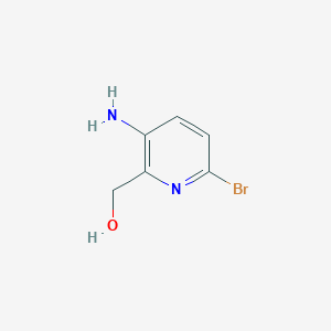 molecular formula C6H7BrN2O B1402888 (3-Amino-6-bromopyridin-2-yl)methanol CAS No. 1380571-68-5
