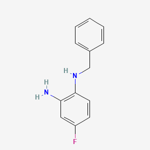 molecular formula C13H13FN2 B14028912 N1-benzyl-4-fluorobenzene-1,2-diamine 