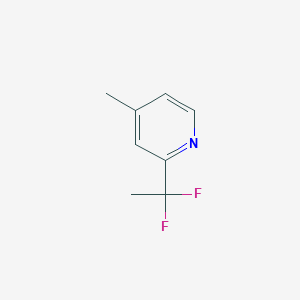 2-(1,1-Difluoroethyl)-4-methyl-pyridine