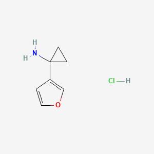 [1-(3-Furyl)cyclopropyl]amine hydrochloride