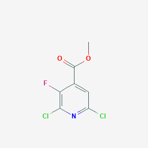 molecular formula C7H4Cl2FNO2 B14028966 Methyl 2,6-dichloro-3-fluoroisonicotinate 