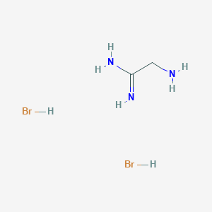 molecular formula C2H9Br2N3 B014029 2-Aminoacetamidine dihydrobromide CAS No. 69816-37-1