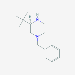 molecular formula C15H24N2 B14029056 (R)-1-Benzyl-3-(tert-butyl)piperazine 