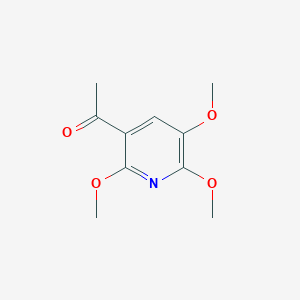 1-(2,5,6-Trimethoxypyridin-3-yl)ethanone