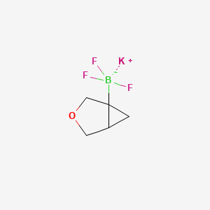 molecular formula C5H7BF3KO B14029241 Potassium (3-oxabicyclo[3.1.0]hexan-1-YL)trifluoroborate 