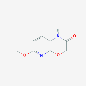 molecular formula C8H8N2O3 B1402925 6-Methoxy-1H-pyrido[2,3-b][1,4]oxazin-2(3H)-one CAS No. 1378342-69-8