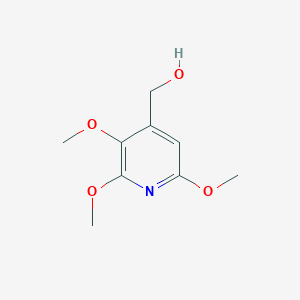 molecular formula C9H13NO4 B1402938 (2,3,6-Trimethoxypyridin-4-yl)methanol CAS No. 1383788-24-6