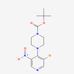 Tert-butyl 4-(3-bromo-5-nitropyridin-4-yl)piperazine-1-carboxylate
