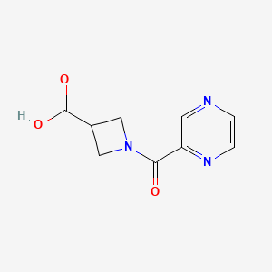 1-(Pyrazin-2-ylcarbonyl)azetidine-3-carboxylic acid