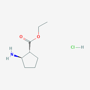 (1R,2R)-ethyl 2-aminocyclopentanecarboxylate hydrochloride