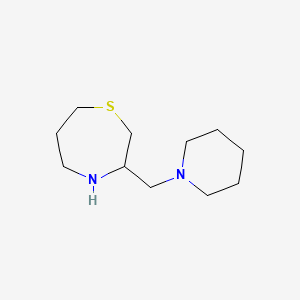 3-(Piperidin-1-ylmethyl)-1,4-thiazepane