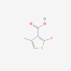 molecular formula C6H5IO2S B14029510 2-Iodo-4-methylthiophene-3-carboxylic acid 