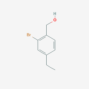 molecular formula C9H11BrO B14029517 (2-Bromo-4-ethylphenyl)methanol 