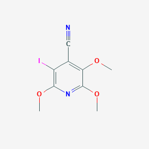 3-Iodo-2,5,6-trimethoxyisonicotinonitrile