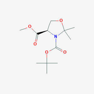 (R)-3-tert-Butyl 4-methyl 2,2-dimethyloxazolidine-3,4-dicarboxylate