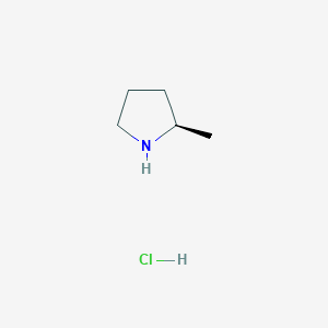 molecular formula C5H12ClN B140297 (R)-2-methylpyrrolidine hydrochloride CAS No. 135324-85-5