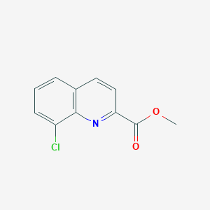 molecular formula C11H8ClNO2 B14029737 Methyl 8-chloroquinoline-2-carboxylate 