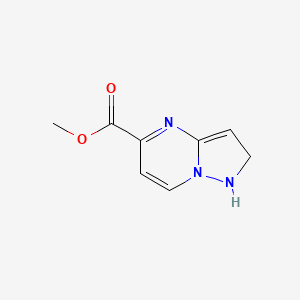 molecular formula C8H9N3O2 B14029848 Methyl 1,2-dihydropyrazolo[1,5-a]pyrimidine-5-carboxylate 