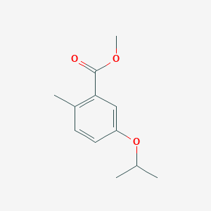 molecular formula C12H16O3 B14029893 Methyl 5-isopropoxy-2-methylbenzoate 