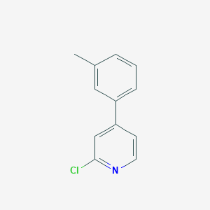 molecular formula C12H10ClN B14029899 2-Chloro-4-(m-tolyl)pyridine 