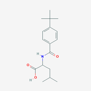 molecular formula C17H25NO3 B14029909 N-[(4-tert-butylphenyl)carbonyl]leucine 