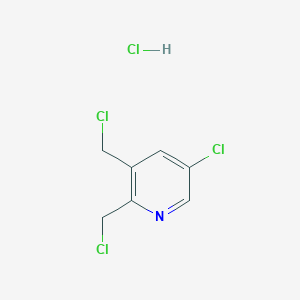 molecular formula C7H7Cl4N B1402993 5-Chloro-2,3-bis(chloromethyl)pyridine hydrochloride CAS No. 1356109-72-2