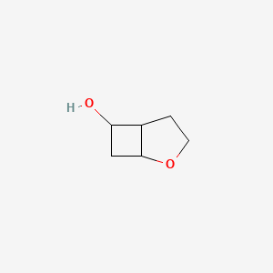 molecular formula C6H10O2 B14029945 2-Oxabicyclo[3.2.0]heptan-6-OL 
