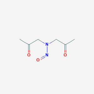 molecular formula C6H10N2O3 B014030 N-Nitrosobis(2-oxopropyl)amine CAS No. 60599-38-4