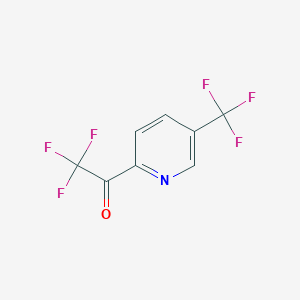 2,2,2-Trifluoro-1-(5-(trifluoromethyl)pyridin-2-yl)ethanone