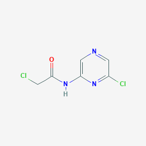 molecular formula C6H5Cl2N3O B1403002 2-Chloro-N-(6-chloropyrazin-2-yl)acetamide CAS No. 1417793-45-3