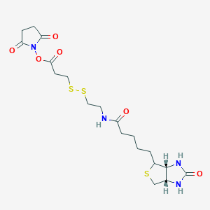 molecular formula C19H28N4O6S3 B14030111 Biotin-SS-NHS 