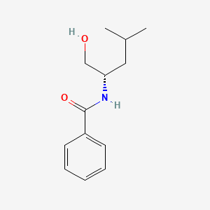 molecular formula C13H19NO2 B14030125 N-[(2S)-1-hydroxy-4-methylpentan-2-yl]benzamide 