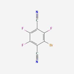 molecular formula C8BrF3N2 B14030156 2-Bromo-3,5,6-trifluoroterephthalonitrile 