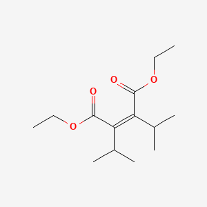 molecular formula C14H24O4 B14030195 diethyl (Z)-2,3-di(propan-2-yl)but-2-enedioate 