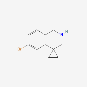 6'-bromo-2',3'-dihydro-1'H-spiro[cyclopropane-1,4'-isoquinoline]