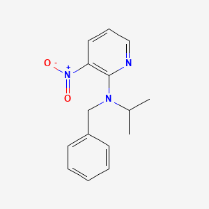 molecular formula C15H17N3O2 B1403034 N-Benzyl-N-isopropyl-3-nitropyridin-2-amine CAS No. 1353953-81-7