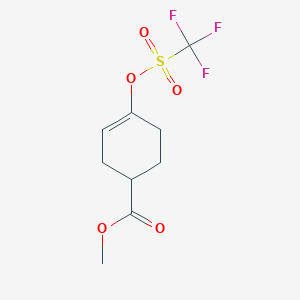 Methyl 4-(((trifluoromethyl)sulfonyl)oxy)cyclohex-3-enecarboxylate