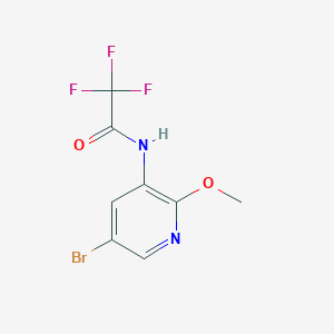 N-(5-bromo-2-methoxypyridin-3-yl)-2,2,2-trifluoroacetamide